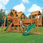Gorilla Playsets Amber 23'W x 23'D x 13'H Everest Elite Swing Set